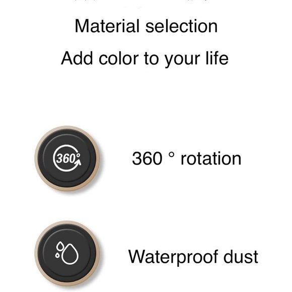 Transparent white 360°Rotating Makeup Brush Organizer With Lid for Easy Access - Picture 5 of 6